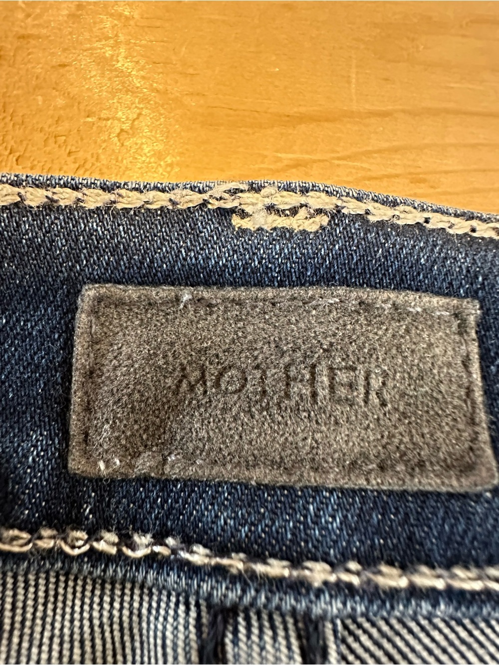 Mother The Insider Crop Step Fray Jeans Tongue And Chic Blue Size 30 - Picture 4 of 9